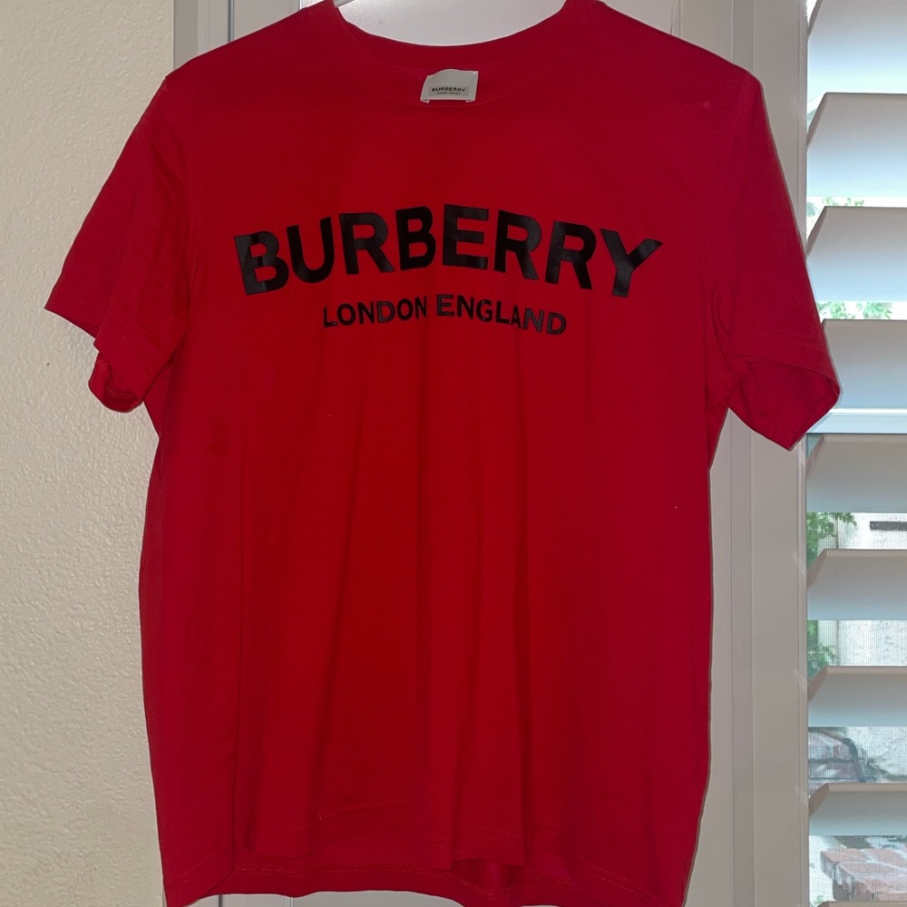 Red Burberry T-Shirt